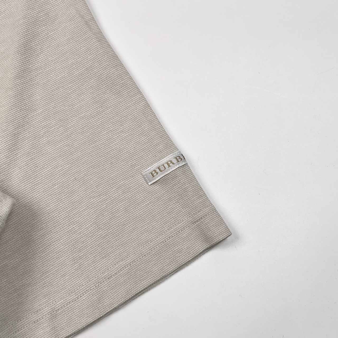 BURBERRY GOLF バーバリー ゴルフ ワンポイント ポケット 半袖 ポロシャツ L/アイボリー系 メンズ 三陽商会