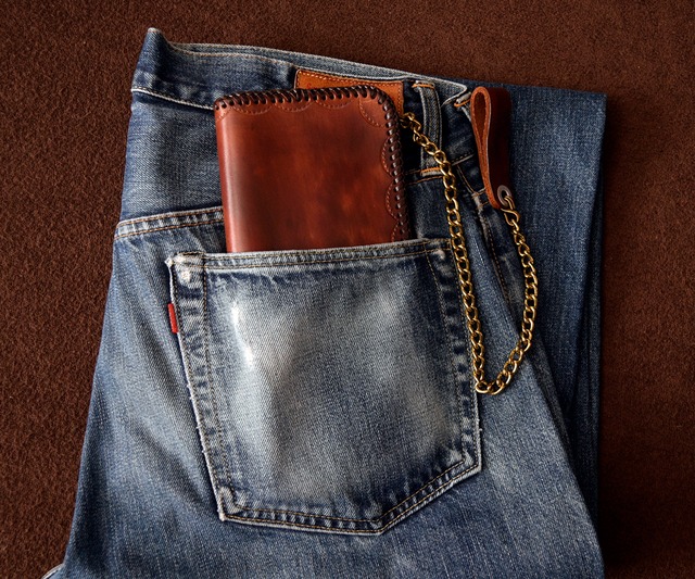 70s "BRUCE" VINTAGE TRUCKER WALLET