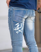 【毎日スタメン確定】BELINDA CROSS SKINNY DENIM