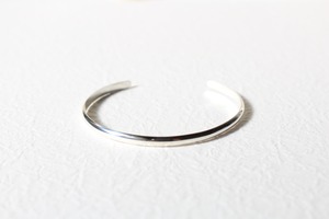 "receiving mode" simple bangle【silver】L
