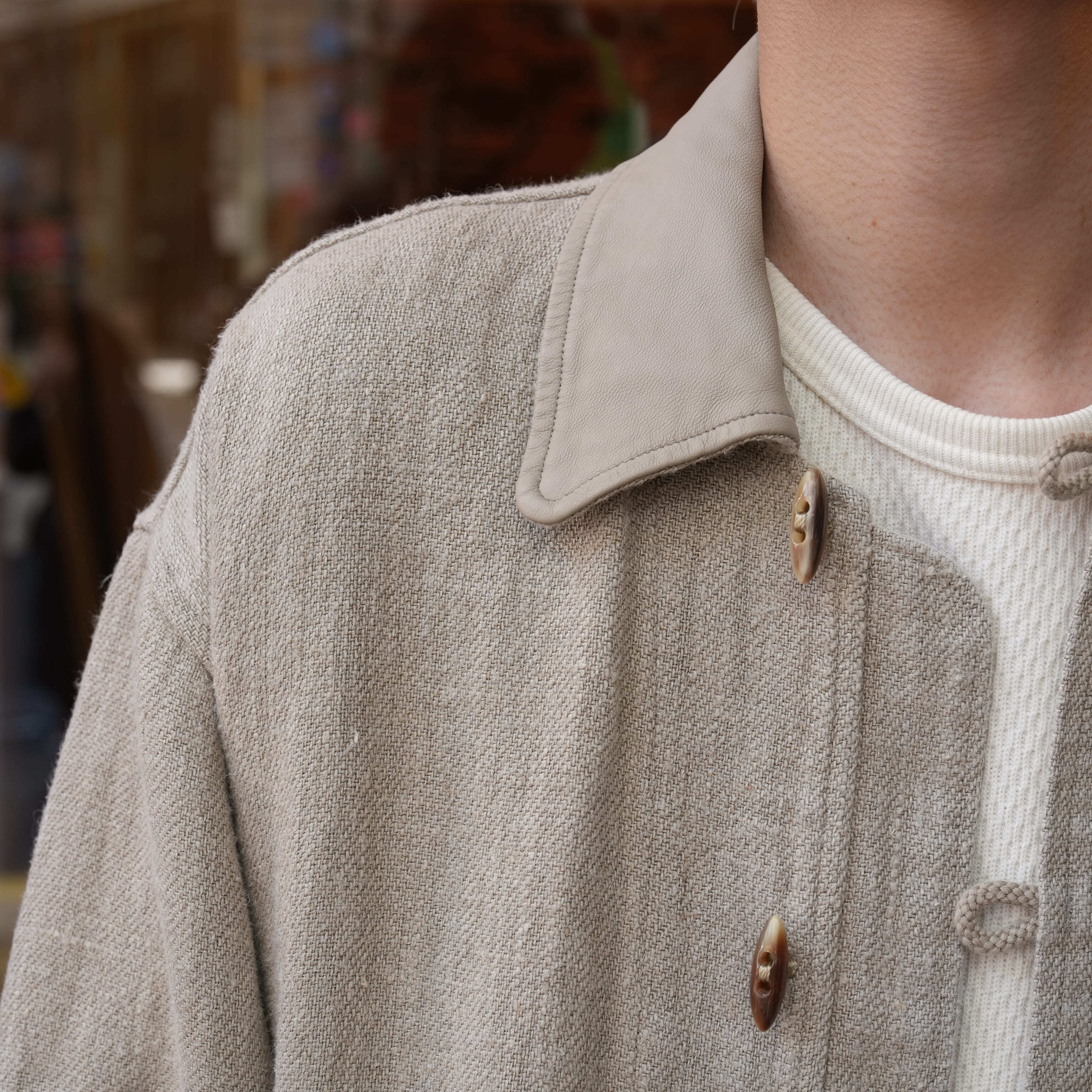 26SS【HERILL】Linen Duffel Jacket サイズ1 HERILL(へリル) 26SS 
