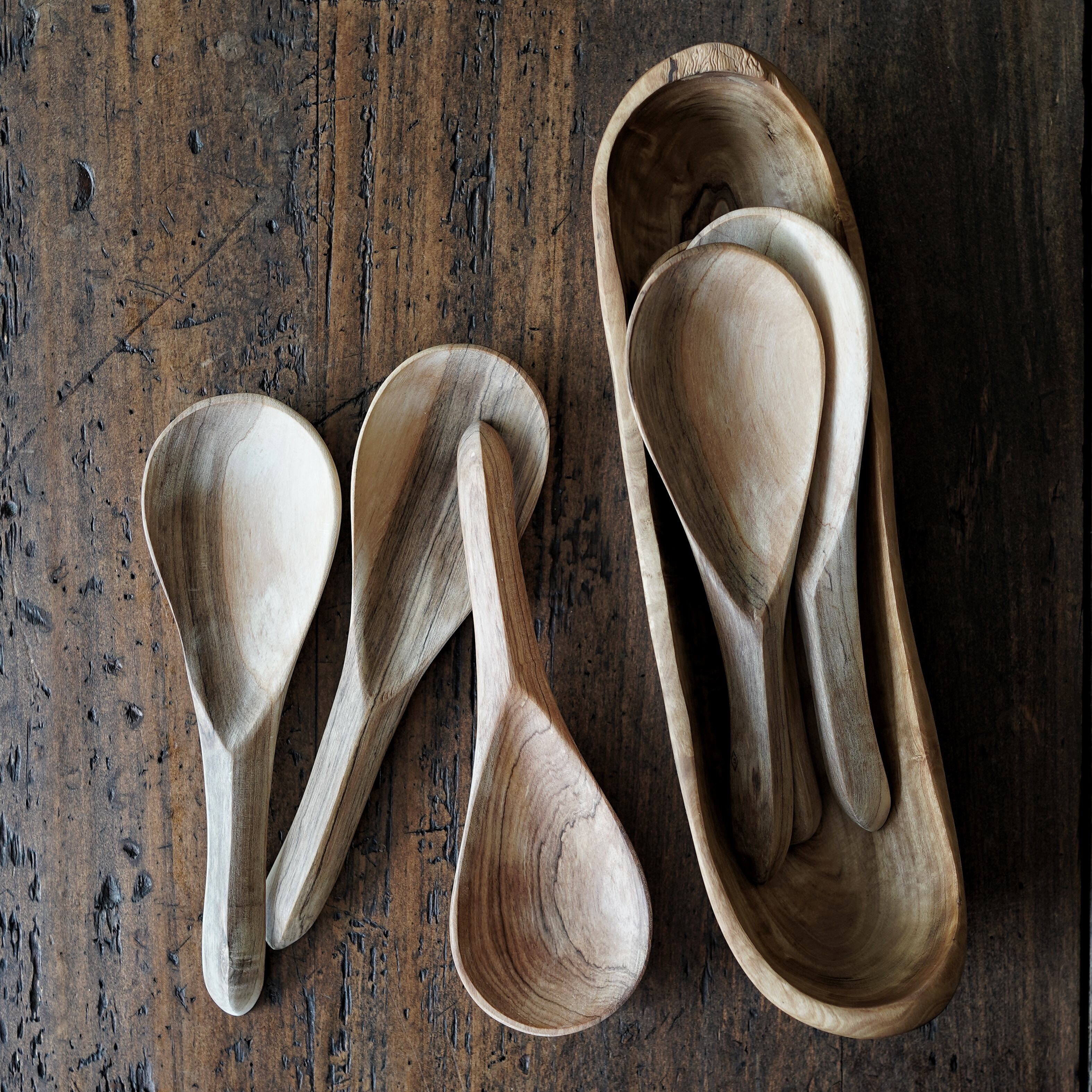 オリーブウッドクッキングスプーン