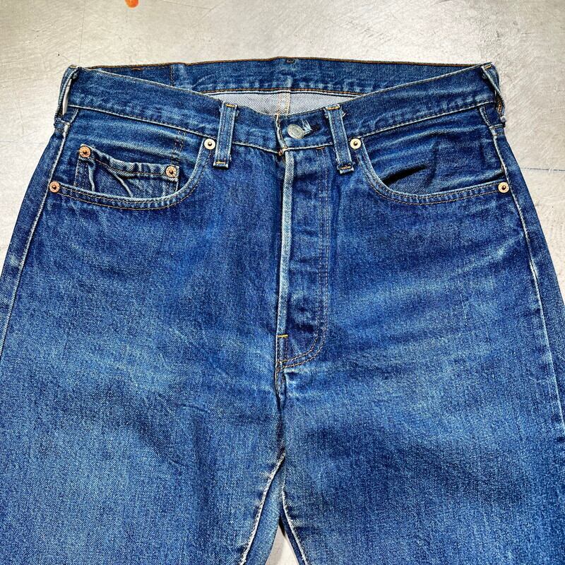 80's Levi's リーバイス 501 デニム 赤耳 RED LINE 刻印524 内股
