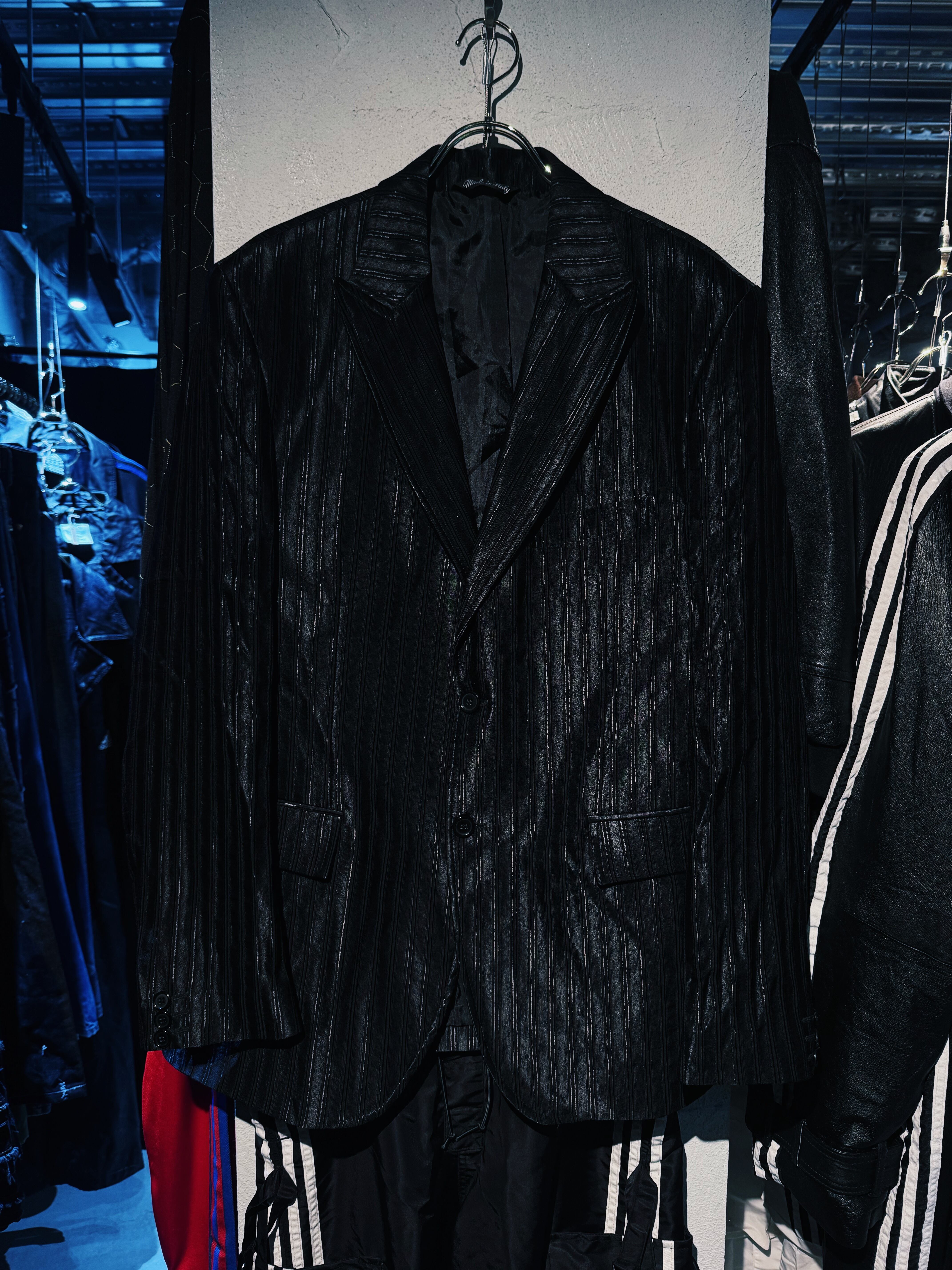 【D4C】“Dead stock”made in ITALY peak lapel single breasted tailored jacket