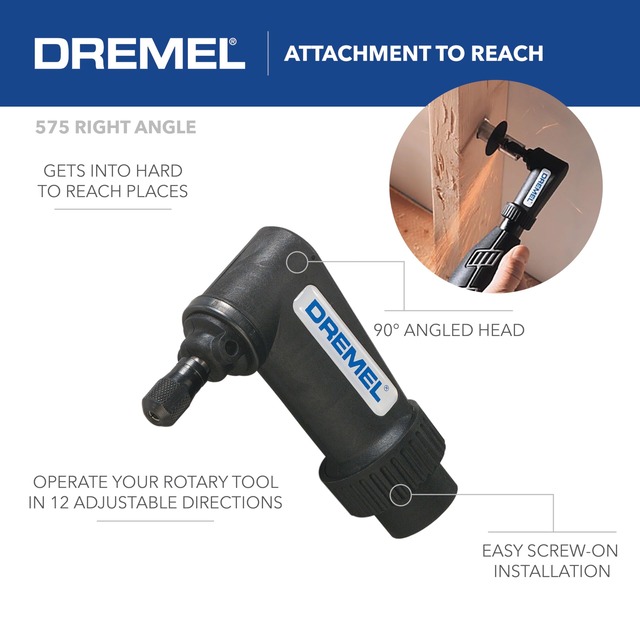 【特価商品】Dremel(ドレメル) ライトアングルアタッチメント 〔575〕【正規品】
