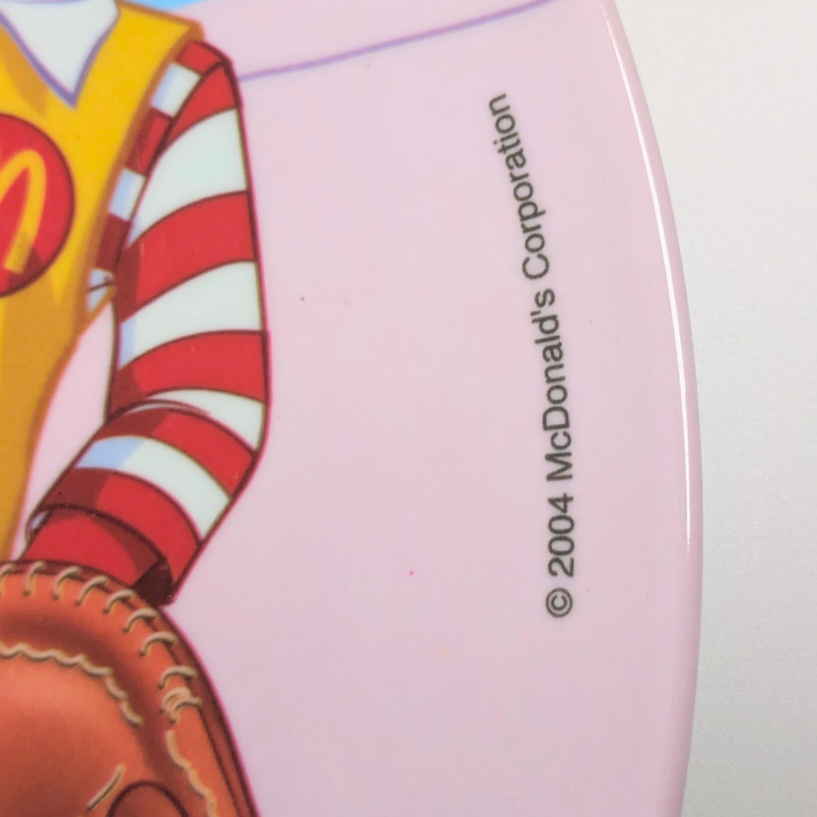☆VINTAGE 2004☆【 McDonald's / マクドナルド 】 McDonald's Melamine Plate / メラミン製プレート『イリノイ州』〚アメリカン雑貨 アメトイ〛