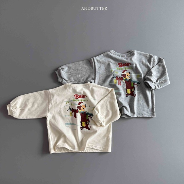 【予約商品】andbutter / Santa Bear Tee