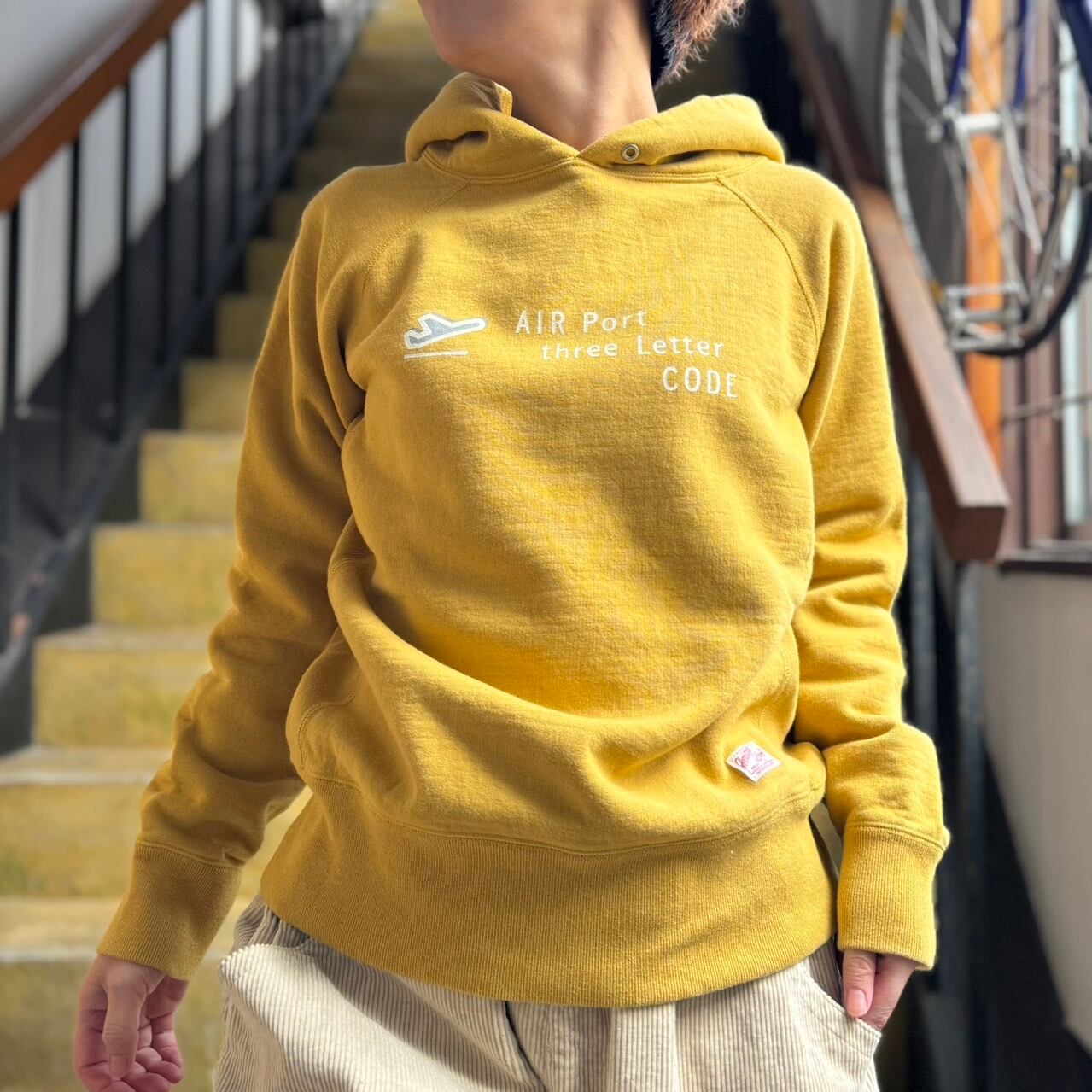 快晴堂 - 裏起毛・ロゴパーカー(2025AW)／「エアポート3レター