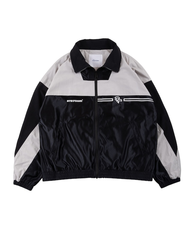 【#Re:room】SATIN SWITCHING TRACK JACKET［REJ105］