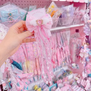 【F7】64-36きらきらリボンヘアクリップ