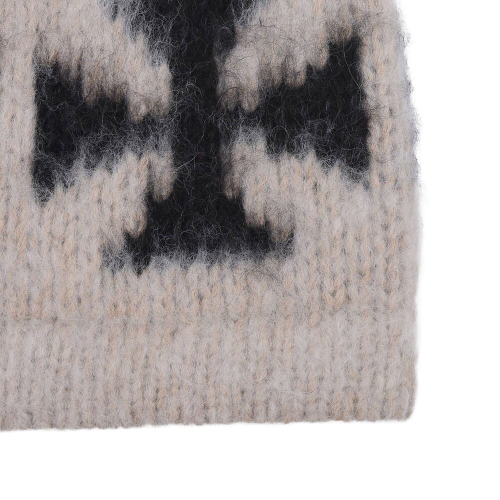 ASKYURSELF】BRUSHED CROSS BEANIE | AYIN