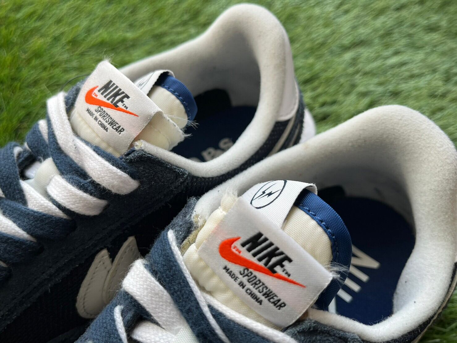 NIKE × sacai × FRAGMENT LDWAFFLE/SF BLACKEND BLUE DH2684-400 26.5 