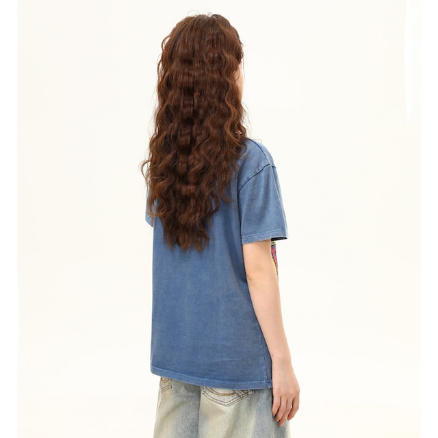 fade pop design short-sleeve tee　フェードポップデザイン半袖ティー　J1924