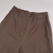 ORIHICA オリヒカ RHYME ノーカラー セットアップ スーツ ワイド スラックス サイズ M /グレージュ系/レディース/上下セット