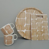 【PENTIK】 Vilja Serving Board（ヴィリヤ サービングボード） ブラウン 30×20 cm