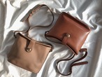 AMERICA 1990’s OLD COACH “Beige Leather” shoulder bag