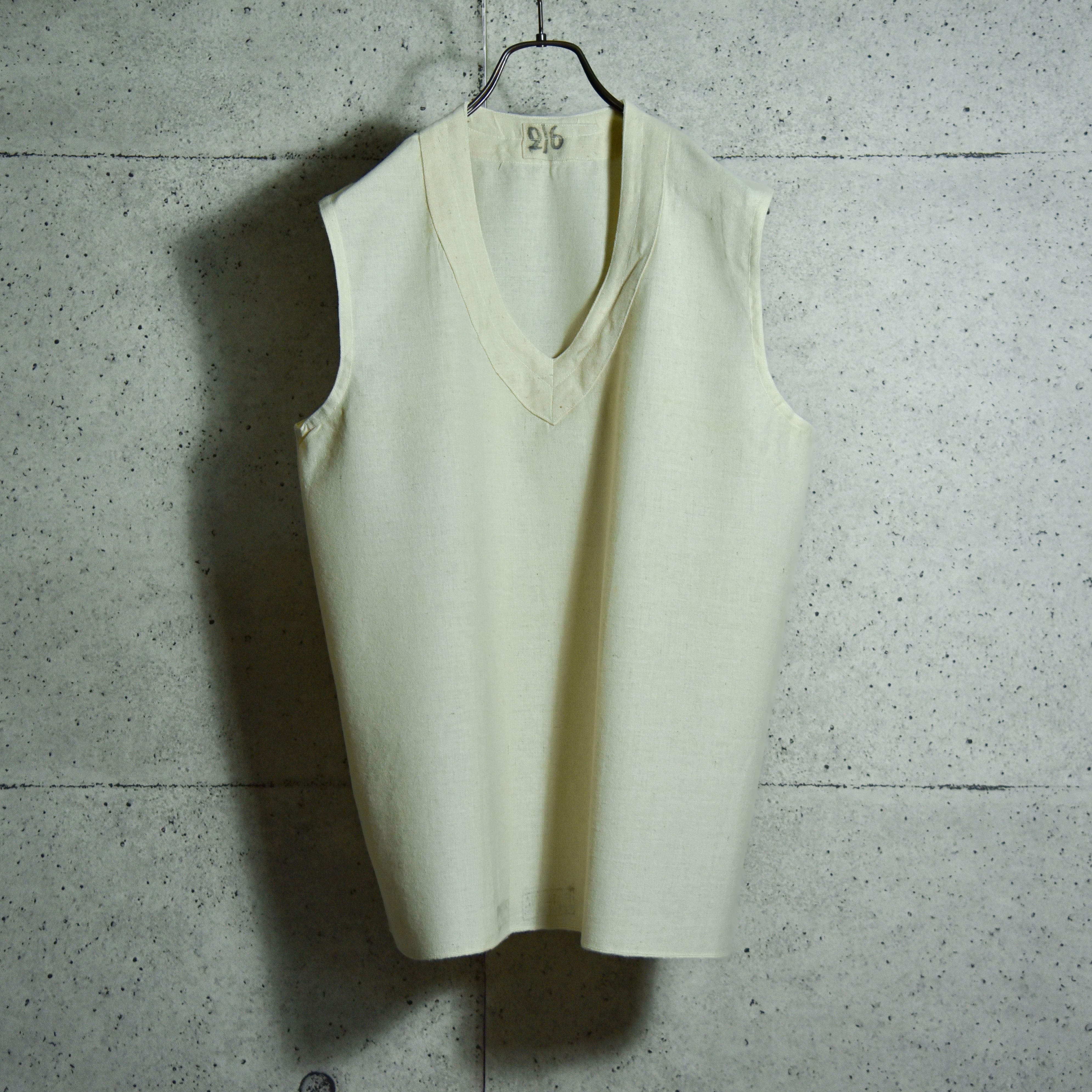 French Army Wool Linen Vest フランス軍 ウールリネンベスト | mark