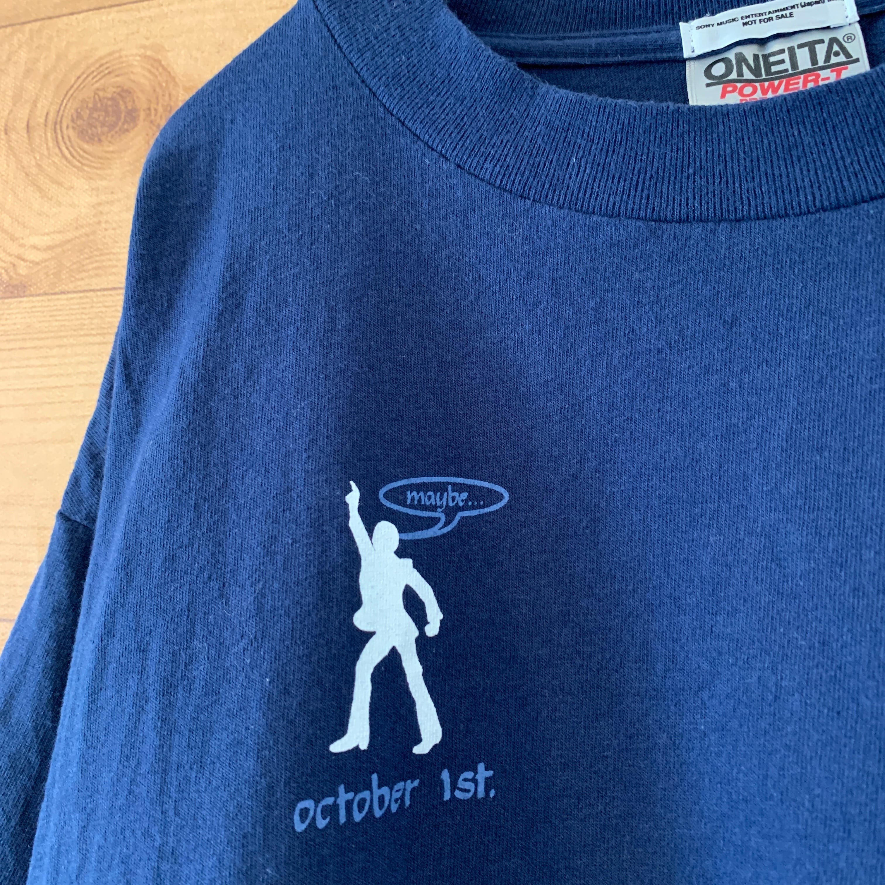 90年代 オニータ ONEITA バックプリント プリントTシャツ USA製 メンズM ヴィンテージ /eaa355829