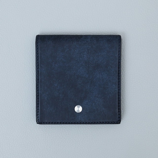 【Iru×IKENOHATA GINKAWATEN】PUEBLO LEATHER COMPACT WALLET / 受注生産 6月下旬〜7月上旬 発送予定