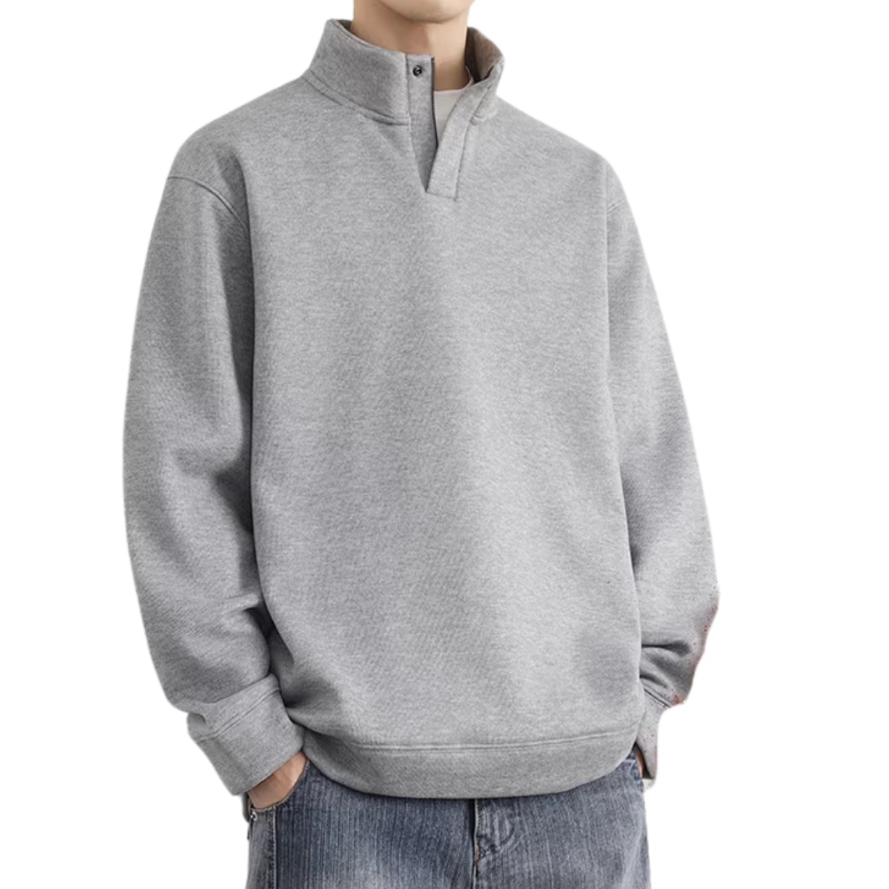 スタンドカラープルオーバー　TB1810・画像5