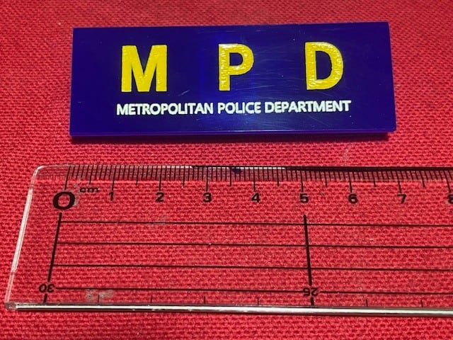 警視庁　MPD入館証バッジ 撮影用アイテム コスプレアイテム 警察グッズ 踊る大捜査線 向き MPD