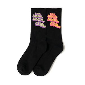 ANTI SOCIAL SOCIAL CLUB  Pop Up Black Socks  BLACK