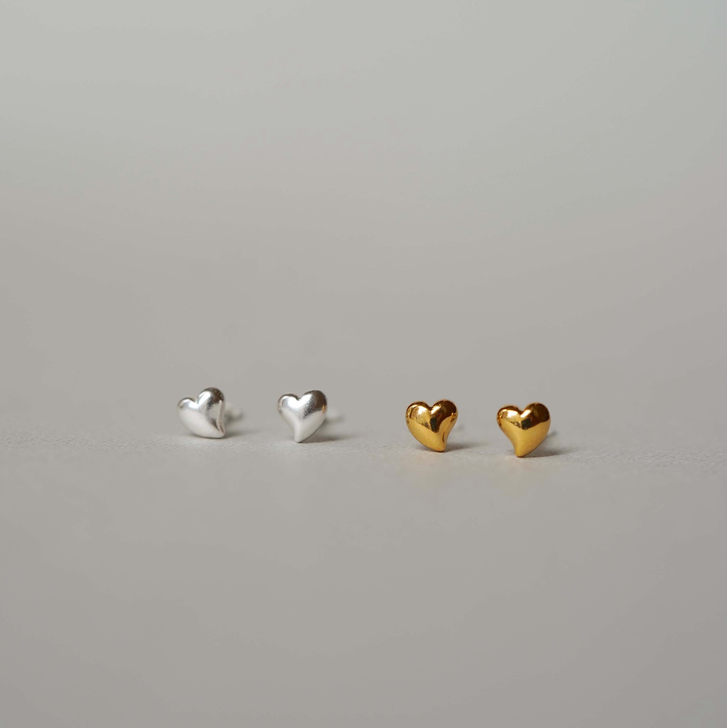 ドロップハートピアス