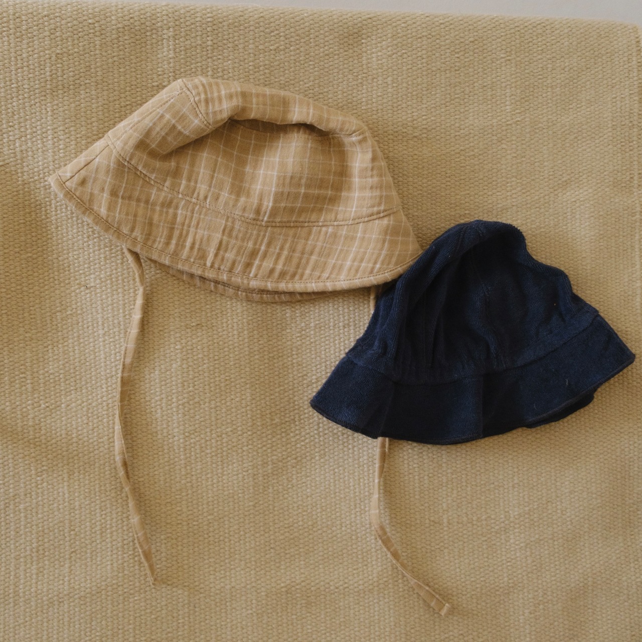 【即納】ORGANIC ZOO / GRID CHECK WHEAT BUCKET SUN HAT