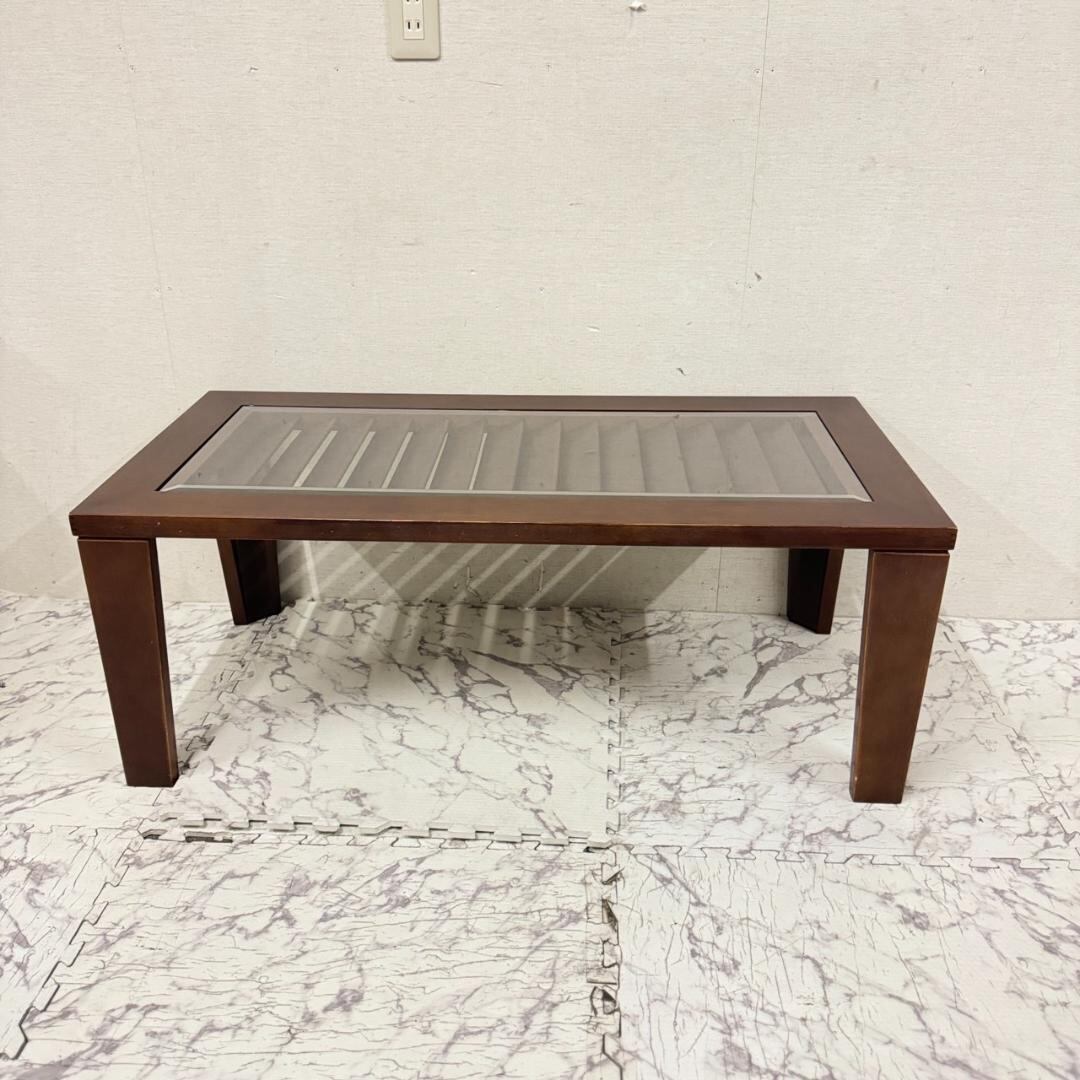 22140 ガラス天板 ローテーブル 東球トウレン TT-PT800 