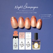 ★数量限定発売★HOMEI×PLANET NAIL 【Relax TimeネイルセットNight Champagne】