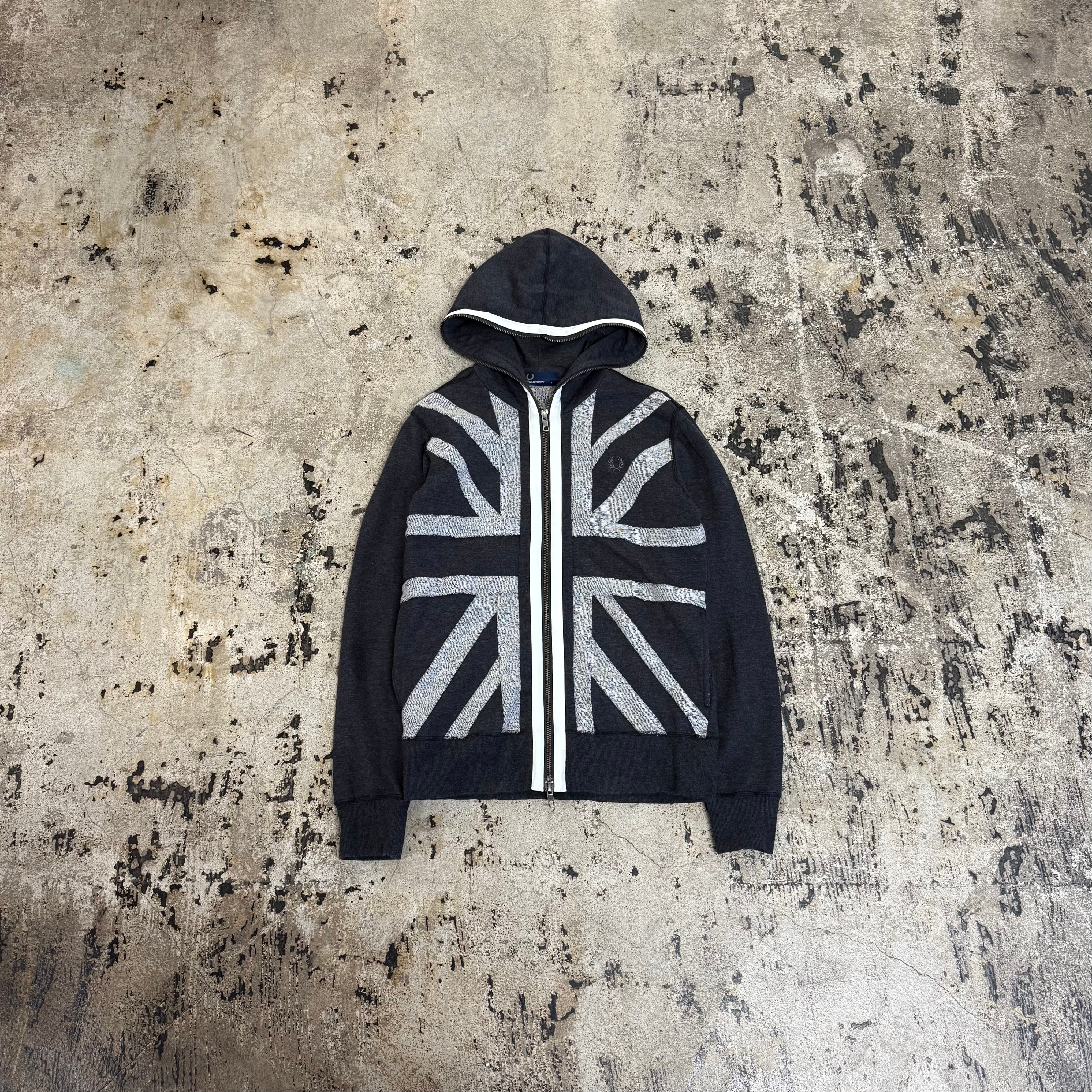 00s FRED PERRY UNION JACK FULL ZIP UP HOODIE | GALAXIES