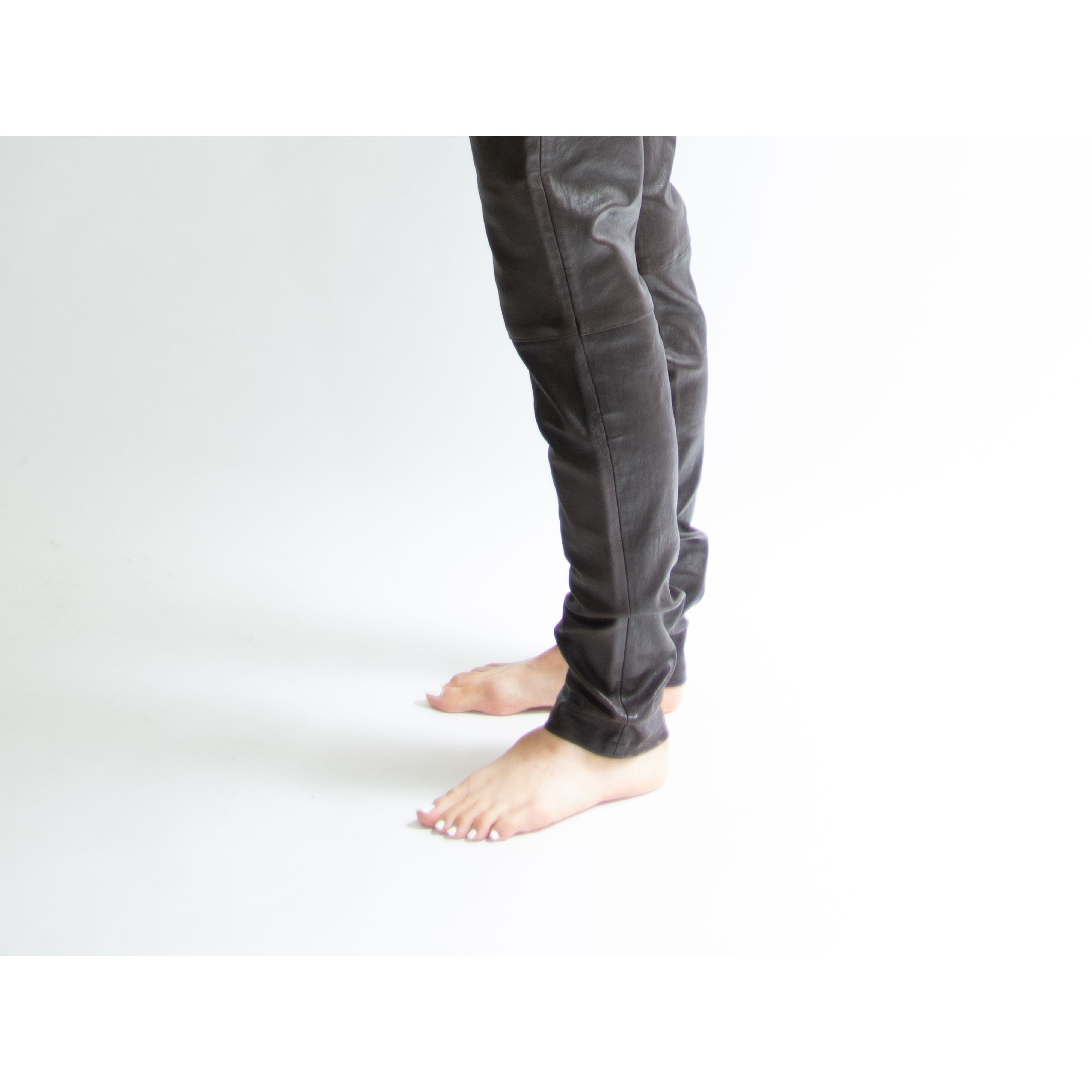 【Made in France】Lamb leather skinny pants（フランス製 ラムレザースキニーパンツ）11b
