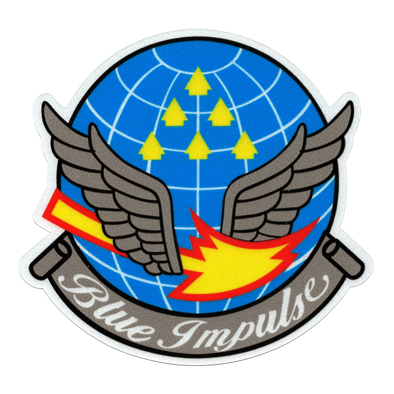自衛隊グッズ ステッカー 航空自衛隊 ブルーインパルス ロゴマーク | SAN-KICHI