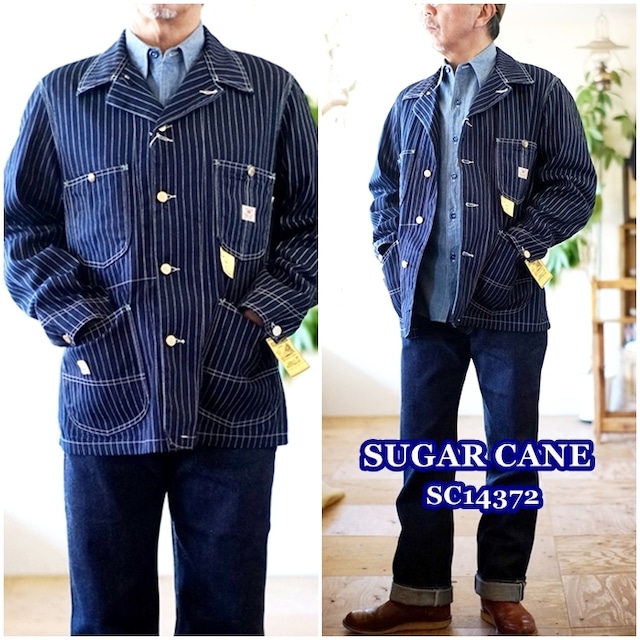 SUGAR CANE シュガーケーン デニムカバーオール　ウォバッシュデニムSC14372 　デニムジャケット　