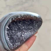 キラキラな細かい結晶が美しいドゥルージーアメジスト*アメジストクラスター*天然石インテリア*置き物