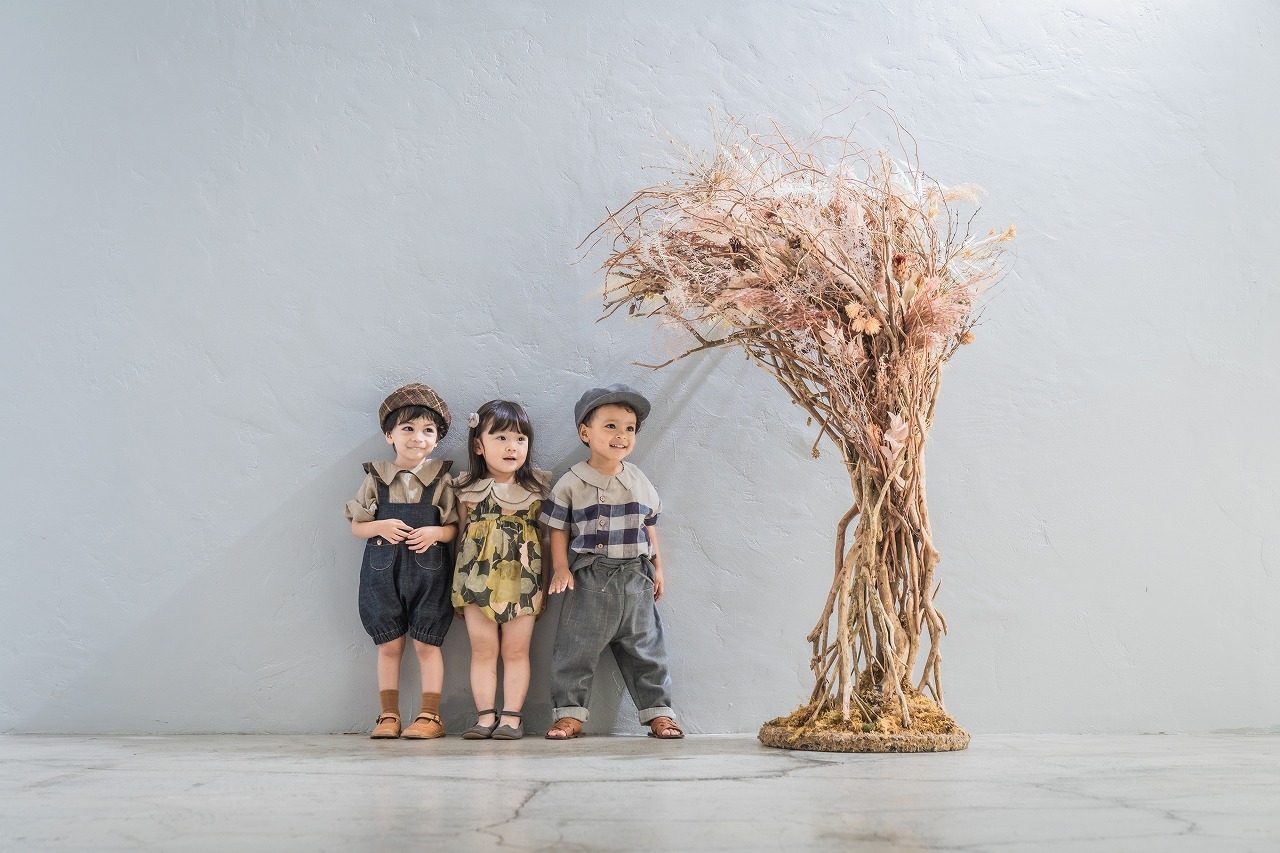 HELLOLUPO　BROOKS TROUSERS - GREY D(6-7y,8-9y)