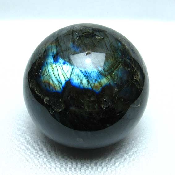 ラブラドライト 丸玉 75mm スフィア 一点物 151-5046