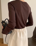 【新作5％OFF・3日間】Tencel & Wool Spring Knit_4colors