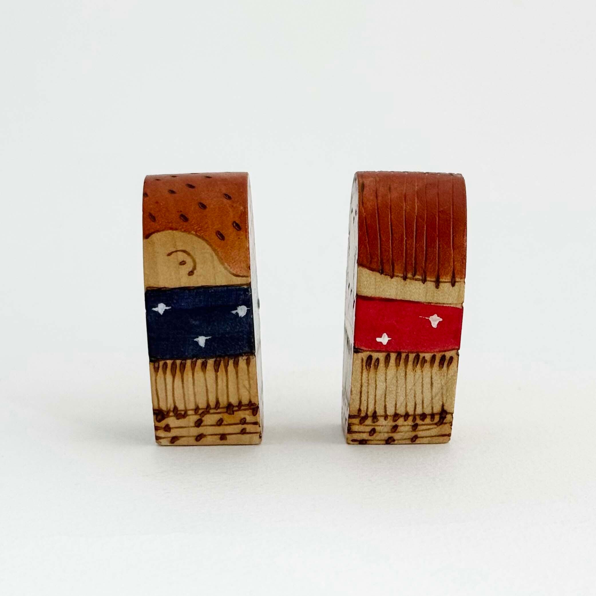 五十嵐豊 郷土民芸「わらしこけし」ペアセット