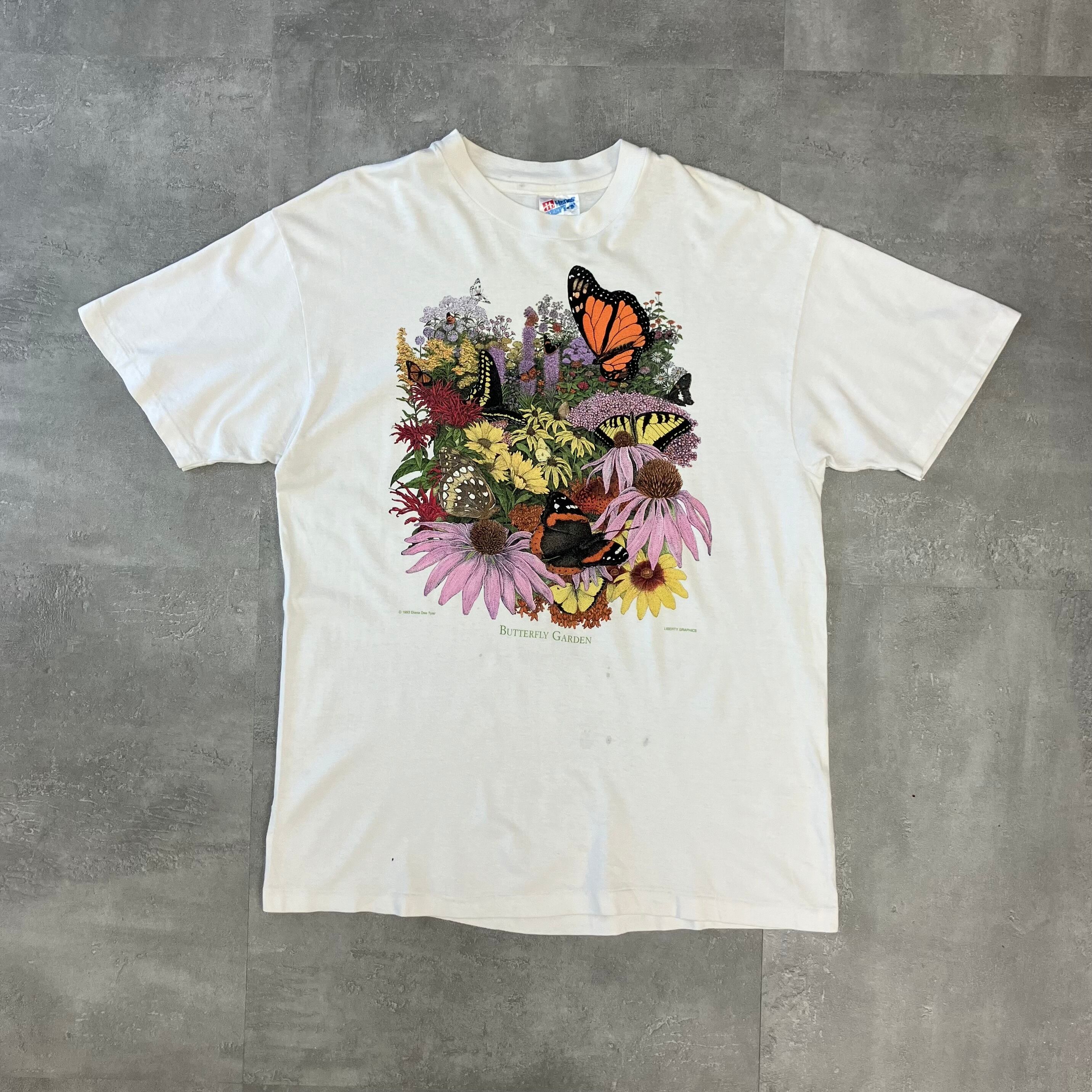 Hanes 90s usa製 プリントTee L No.2389