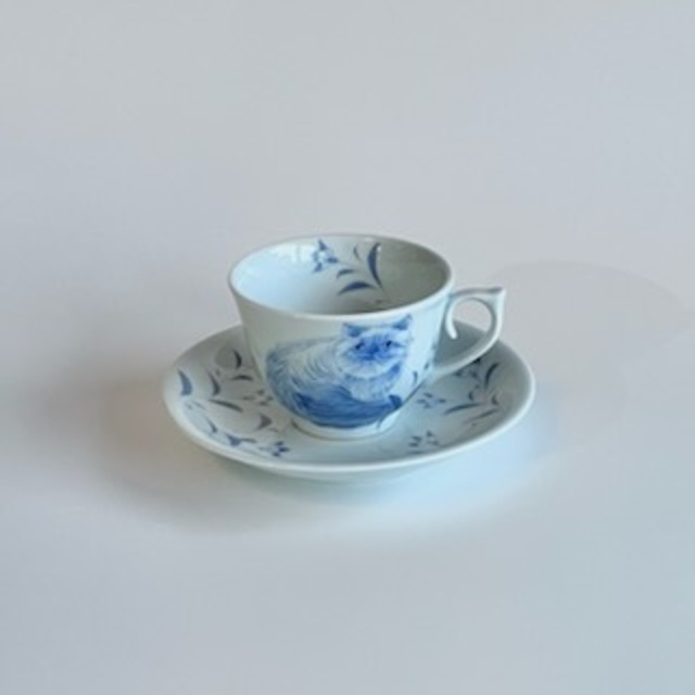 中尾正三郎 作　　　　　　　　ヒマラヤン　　　　　コーヒー碗皿