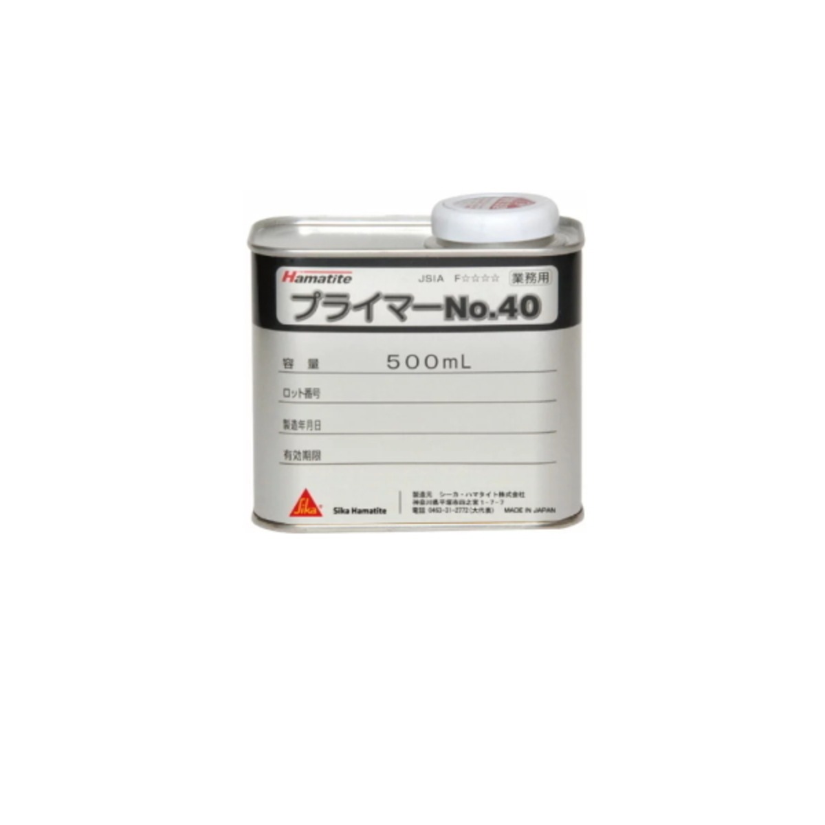 ハマタイト プライマー NO.40 横浜ゴム 500ml缶 コーキング シーリング 