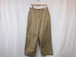 UNIVERSAL PRODUCTS.” NO TUCK WIDE CHINO TROUSERS CAMEL”