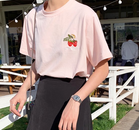 韓国ファッション Tシャツ レディース 半袖 かわいい 安い オルチャン