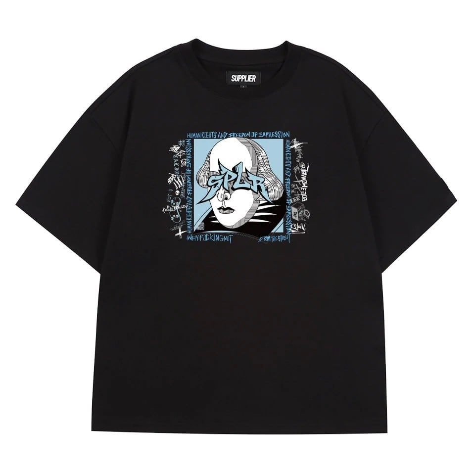 【SUPPLIER】SHAKESPEARE TEE(サプライヤー/TSHIRT/Tシャツ/韓国/ASAPMOB/ASAPROCKY/上海/中国/OY/ブランド/ファッション/メンズ/ユニセックス/ストリート)