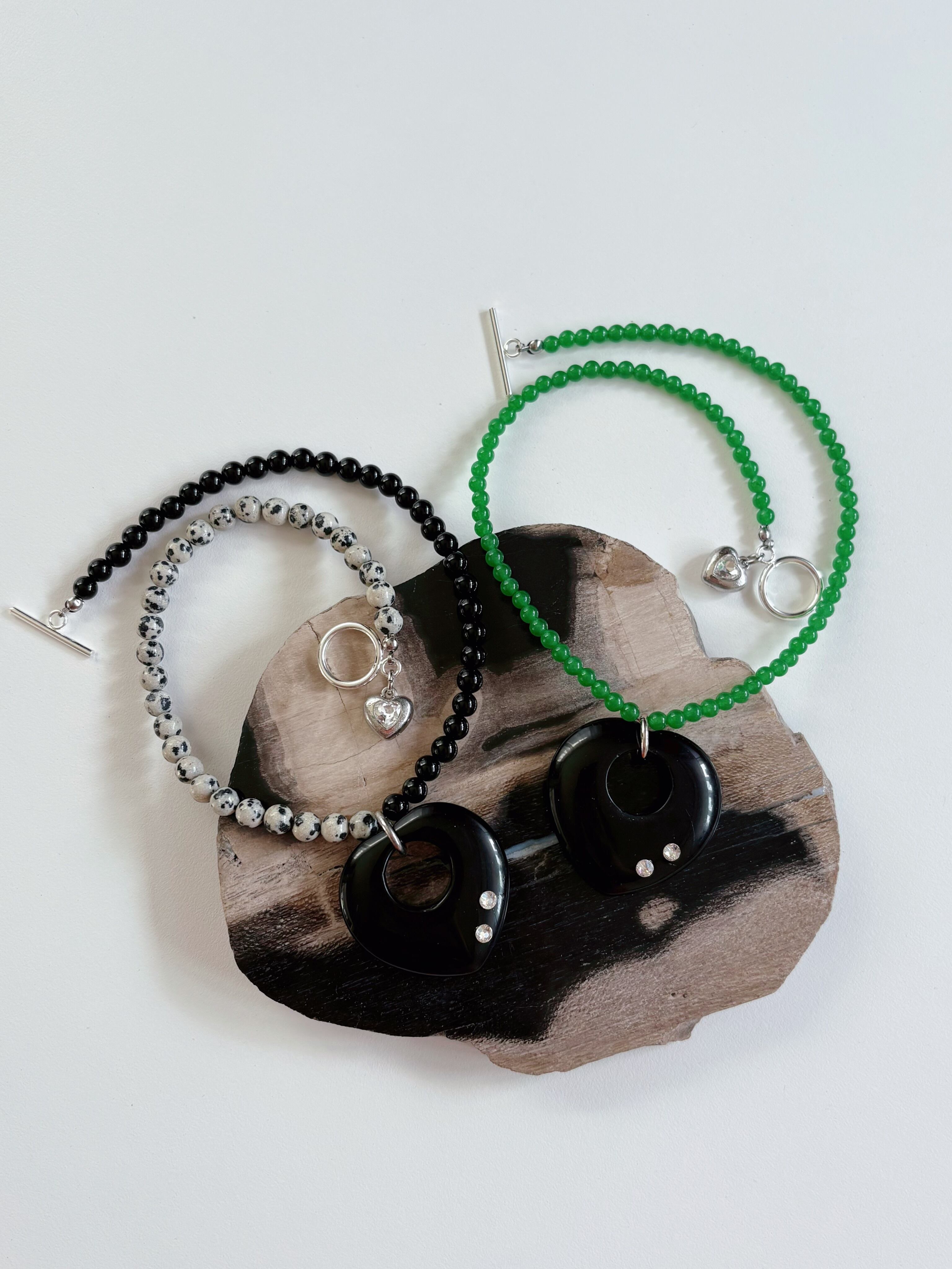 obsidian necklace