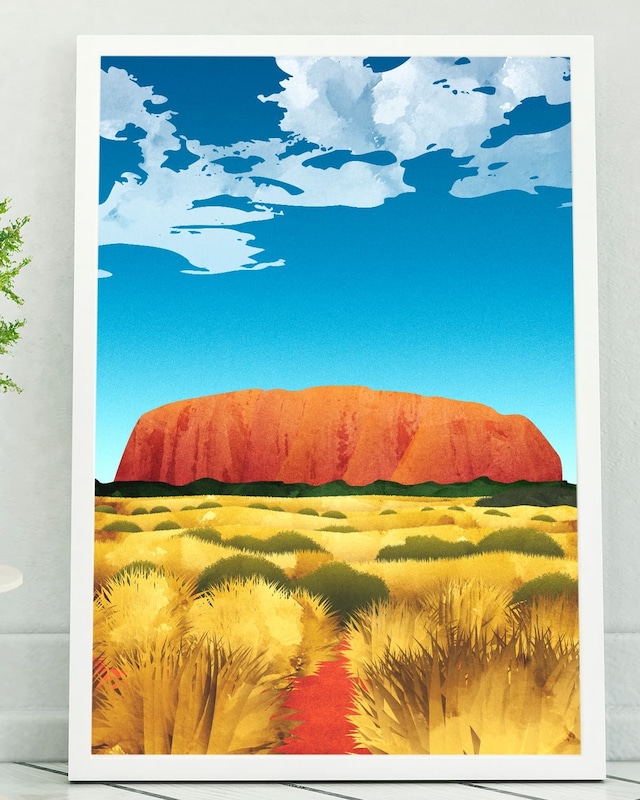 アートポスター / Uluru[ Ayers rock ]　eb203