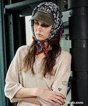 Dogs AND LOVERS Logo CAP (KHAKI) CQ-49504