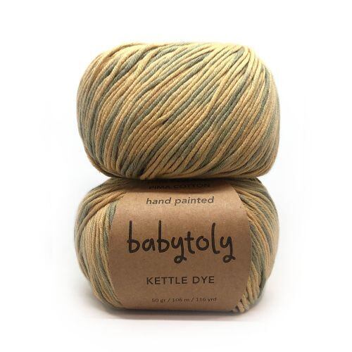babytoly / Organic Cotton Yarn / TUSCANY KETTLE DYE CONFETTI