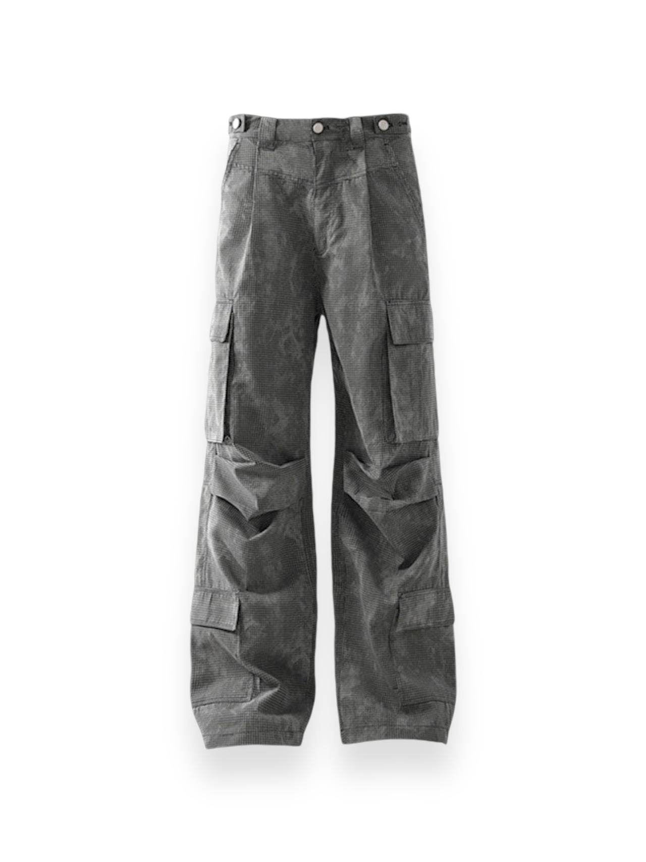 【PLANET STUDIO】side pocket tuck straight pants